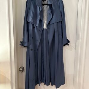 Banana Republic Blue Trench Coat